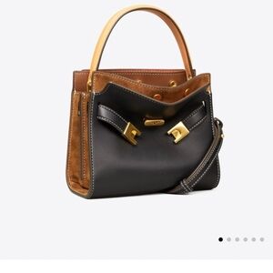 Tory Burch Mini Double Lee Radziwill Black